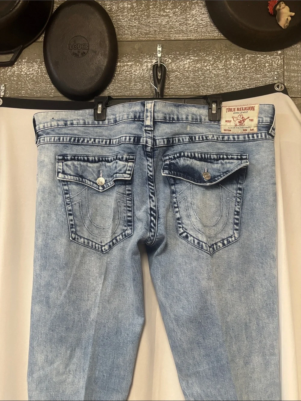 True Religion Rocco Light Blue Relaxed Skinny Jeans
